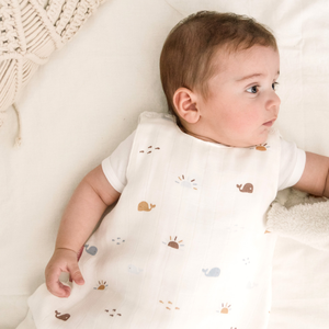 Gigoteuse été bébé gaze de coton bio Malo TOG 0.5Vendu parlittle-crevette