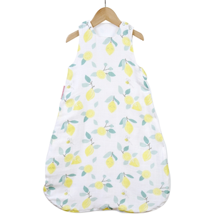 LITTLE CREVETTE Gigoteuse été bébé gaze de coton bio Limonade pas cher