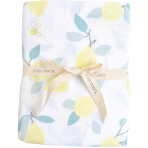 LITTLE CREVETTE Maxi-lange bébé coton bio* imprimé Limonade
