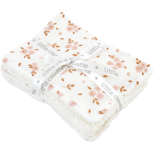 LITTLE CREVETTE Lot de 6 lingettes lavables Thaïs pas cher