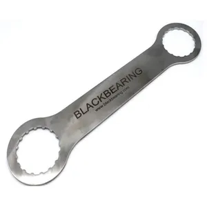 Clé double pour boîtier de pédalier Black Bearing Bottombracket 16 cannelures - argenté - TU pas cher