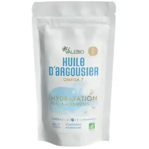 Valebio Huile Argousier Bio Oméga 7 60 gélules