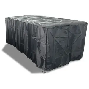 CONCEPT USINE Housse de protection salon de jardin 155x94x68cm + chaises alassio 6 pas cher