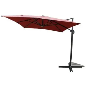 Comparateur de prix : Concept-Usine Calvia Terracotta - Parasol Rectangulaire Avec Led