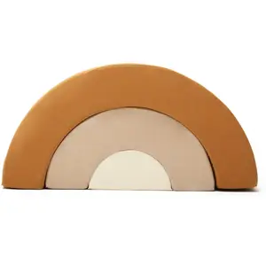 Charlie Crane Jeux en mousse Milo arc-en-ciel camel, sand, milk (3 blocs) pas cher