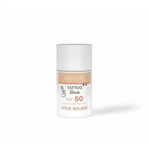 Biocyte - Tatoo Derm Stick Solaire SPF50 - Haute protection solaire - ... pas cher