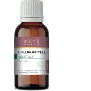 Biocyte Chlorophylle Beauté de la Peau, Fatigue, Transit 50ml à diluer... pas cher