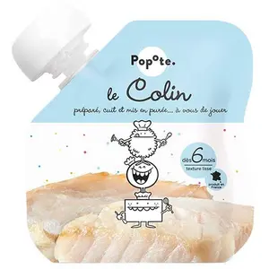 Popote Les Viandes Gourde Colin +6m 60g pas cher
