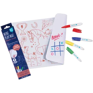 Super Petit Pony Club - Silicone mini mat met 4 markers