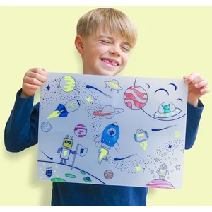 SuperPetit Set Silicone A Colorier Dans L Espace pas cher