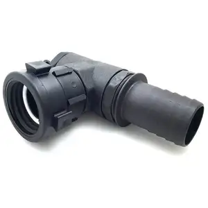 MULTITANKS Raccord femelle S60x6 écrou tournant avec coude 90°et sortie male cannelé 50mm pas cher