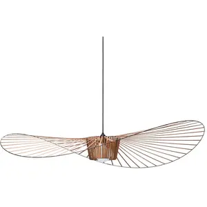 VERTIGO-Suspension Ø140cm cuivre rosace et câble noir Petite Friture designé par Constance Guisset pas cher