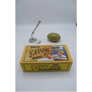 Zeephouder / Zeepstang RVS met Zeepbol Olijven - La Savonnerie de Nyons pas cher