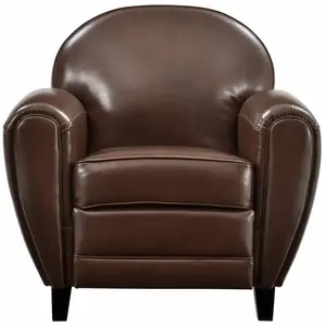 RENDEZ VOUS DECO Fauteuil Club marronVendu parcdiscount