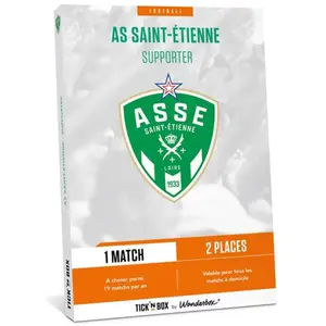 Ticknbox Coffret cadeau Tick’nBox As Saint Etienne Supporter Fnac pas cher