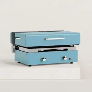 Verycook - Couvercle de cuisson pour plancha gaz Créative 2 feux Acier...