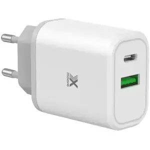 Chargeur USB-A et USB-C Xmoove Swift PD 30 W Blanc et gris pas cher