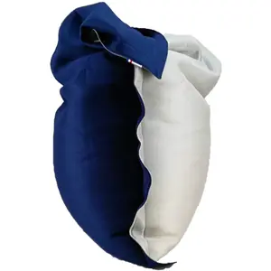 Pouf coussin géant XL flottant Piscine SHELTO Mesh 175 x 125 Gris/Bleu... pas cher