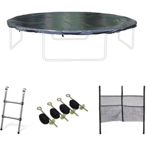 SWEEEK Pack accessoires pour trampoline Ø 430cm Vénus / Sagittaire / Vénus INNER - Échelle. bâche de protection. filet de rangement pourVendu parbol