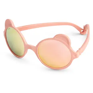 KI ET LA - Lunettes de soleil enfant - Ourson - Rose-Pêche 0-1 ans