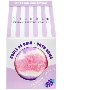 Inuwet Bombe de bain Icecream Cassis 126g pas cher