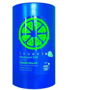 Inuwet Mon 1er Déordorant Bleu Parfum Concombre Citron Vert 50g pas cher