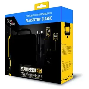 Kit de démarrage 4-en-1 Steelplay Noir pour PlayStation Classic pas cher