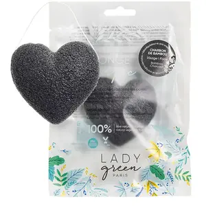 Lady Green | Eponge Merveilleuse Konjac Charbon De BambouVendu parbol