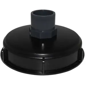Couvercle diamètre 150 mm avec prise PVC droite 40/50 pas cher