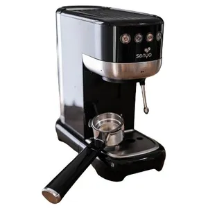 SENYA Machine à expresso noire 20 bars, 1,1L, 1350W - Tasty Coffee pas cher