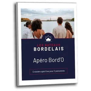 LES BATEAUX BORDELAIS Coffret cadeau Bordeaux River Cruise Croisière apéro bord'o pas cher