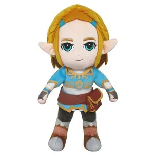 Together Plus The Legend Of Zelda Breath Of The Wild - Zelda - Peluche 28cm pas cher