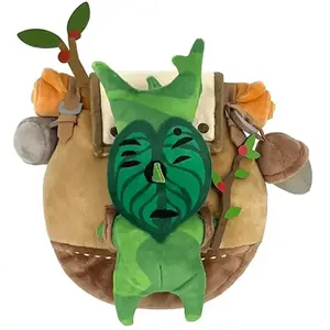 Sanei Together Peluche Korok Avec Sac à Dos Tears Of The Kingdom Zelda 17 Cm