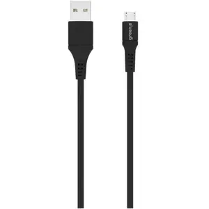 GREEN_E Cable micro USB avec attache - 1,2 m - Noir pas cher