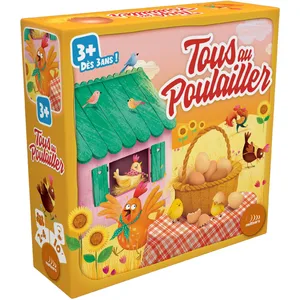 Buosha Tous au poulailler - Jeux de société - Jeux pour les enfants - Jeux de réflexion pas cher