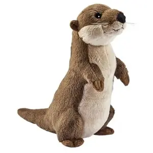 Anima Peluche Loutre Dréssée 20cm pas cher