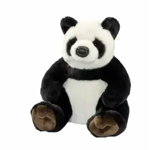 Anima peluche panda assis 37 cm pas cher
