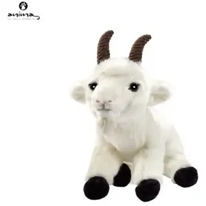 Peluche Chevre blanche 26 cm pas cher