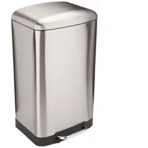 KITCHEN MOVE Poubelle à pédale GREENWICH - 40L - Inox avec seau