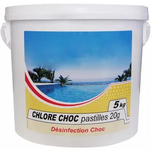 NMP Chlore choc 20g - 5kg - Chloration rapide - Désinfectant d'appointVendu parcdiscount