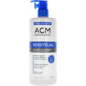 Comparateur de prix : Acm Sensitélial Gel Nettoyant Surgras 500ml
