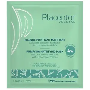 Placentor Végétal Masque purifiant matifiant 25g pas cher