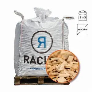 RACINE Paillage naturel copeaux de bois big bag 1 m3 pour 20m2 - PRO371-BB1m3 pas cher