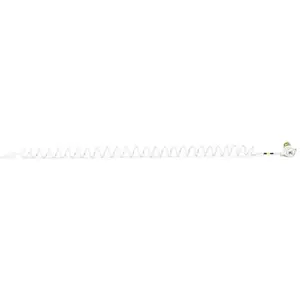 Câble de sécurité à code avec cordon spiralé - Mobilis - 1,8m - Blanc pas cher