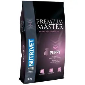 NUTRIVET - Premium Master Puppy - Croquettes pour Chiot à Activité Normale - Poulet & Riz - 15kg pas cher