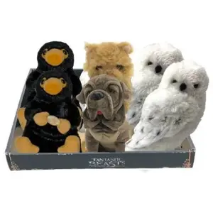 Barquette 6 peluches Animaux Harry Potter pas cher