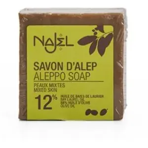 Le Savon D Alep Najel, Fabriqué Artisanalement, Associe En Douceur Les Propriétés Nourrissantes De L Huile D Olive Et Les Vertus ... pas cher