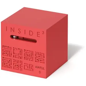 Jeu de société Inside3 Cube Labyrinthe Awful 0 Rouge pas cher