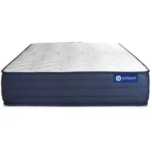 Comparateur de prix : ACTISOM Matelas 160x200 Actiflex life Ressorts ensachés et mémoire de forme - 22 cm - Très ferme - 5 zones de confort