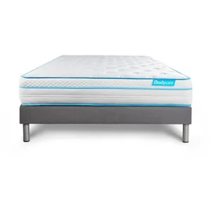 Ensemble sommier matelas 140x190 Bodyzone+ Ressorts ensachés et mémoir... pas cher